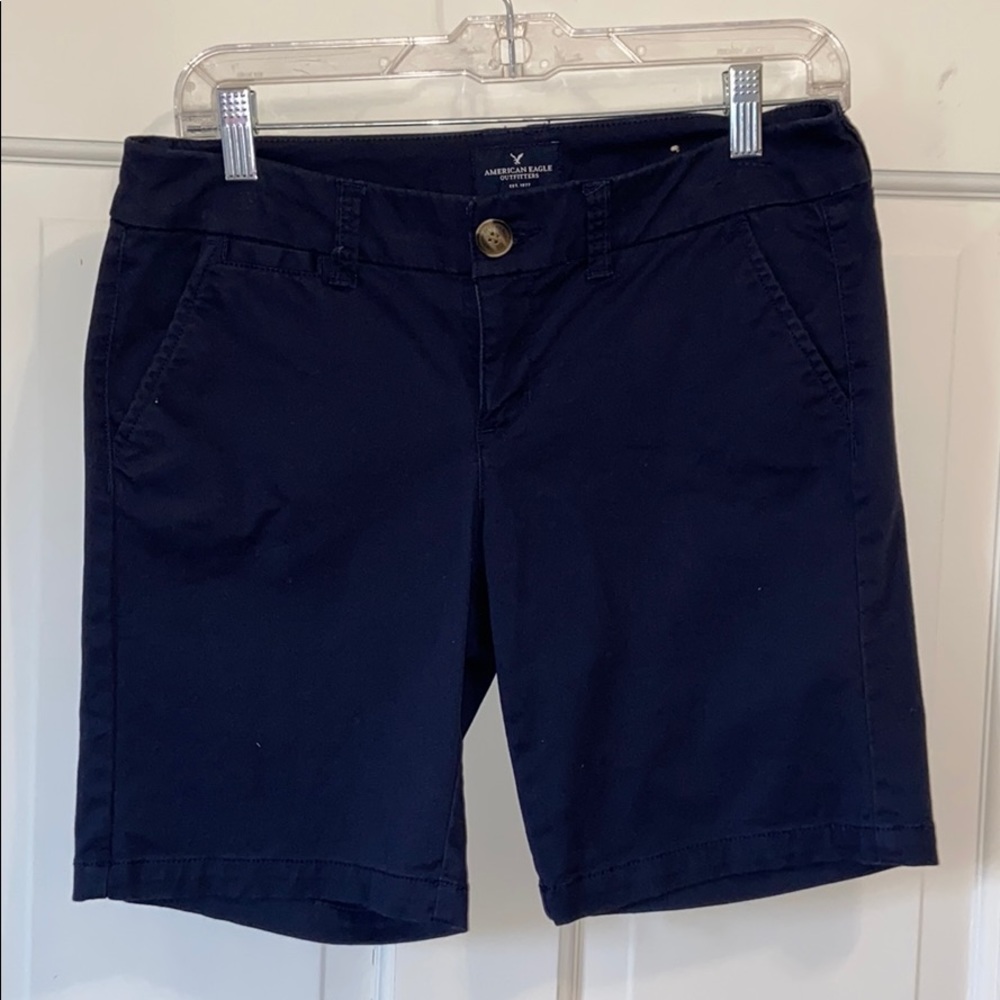 bermuda navy shorts